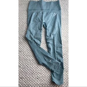 Gymshark Medium blue cropped leggings